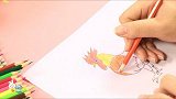 儿童简笔画教程大公鸡鸡年快乐儿童绘画大全儿童画画教学【小卡手工课】