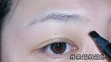 画眉教程：原生态野生眉画法
