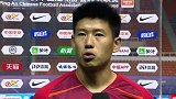 张振强：赛前主教练要我扩大活动范围 本场表现中规中矩