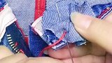 扣子掉了的裤子不要扔！我来教你怎么做吧，快去试试吧