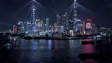 2020是个特殊的年份 庆祝国庆 上海灯光秀全新升级再度点亮 是最具科技感亦或是最具海派魅力 上海  航拍