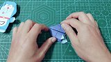 可爱的哆啦A梦折纸，小朋友都喜欢的折纸机器猫！