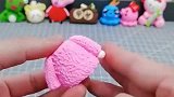 粉色的小兔子胖胖，超轻粘土手工制作，好看又简单