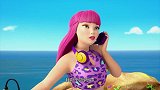 芭比梦幻屋：芭比来到沙滩了，沙滩可真美呀，芭比好喜欢呀
