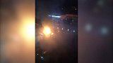 深圳一充电站新能源车辆连环起火爆炸 现场火光一片