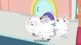 喜羊羊与灰太狼：喜羊羊太惨了，和海胆撞在一起，这可疼坏了