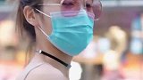 三里屯美女众多，街头百万网红妹子在拍视频，舞姿真迷人