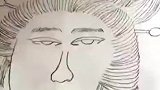 国画课学生交的作业，画风全都自成一派