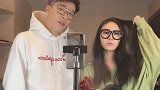 长假第一天儿子女儿还在赖床和