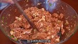 苋菜猪肉饺子要想好吃，教你调馅方法，鲜嫩美味不油腻，一口一个