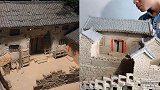 小伙用土陶还原各地传统民居 网友看哭了：一见乡土老房倍思亲