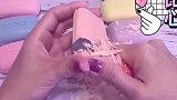 超可爱的糖果色肥皂，刮起了手感也超级棒哦！