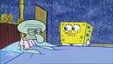 海绵宝宝：章鱼哥享受的一天，没有工作，穿着浴衣瘫坐在沙发上！