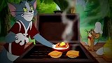 猫和老鼠：大笨猫，杰瑞拿猫爪做三明治，你不烫的慌吗