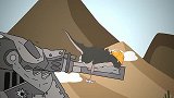 坦克动画：哥斯拉挑战怪物坦克
