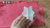 废旧衣服，巧改造！剪成对折“云形”缝一圈：用来装饰太漂亮！