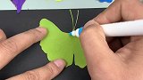 画好看的树叶画，不晕色可叠色