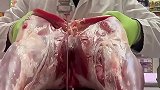 老师傅分割羊腿，真是长见识了