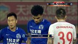 中超-17赛季-联赛-第16轮-第93分钟犯规 乌索回追踢倒孙可 裁判出示黄牌警告 -花絮