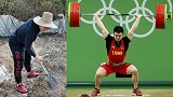 举重冠军石智勇赛场稳准狠 场下扭秧歌+烤红薯大显身手