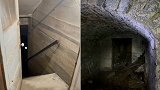 美国：男子家隐藏30英尺深废弃地下洞穴，里面竟有轨道
