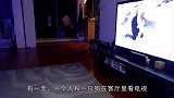哈士奇看到电视里的狼群，接下来的表现笑SKR人