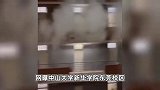 广东一男子手拿灭火器冲入大学女寝狂喷，警方：他精神有问题
