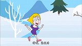 救救小姐姐：小姐姐来到冰雪王国，遇到大灰熊，装死逃过一劫！