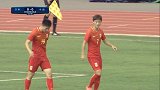 U23亚洲杯-17年-资格赛-第3轮-第14分钟射门 中国队险些先得一分 杨立瑜头球攻门擦柱而出-花絮
