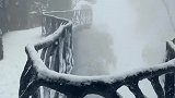 正在下着雪的鬼谷天堑，太漂亮了
