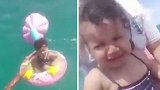 突尼斯：强风把1岁大婴儿吹到海里，独自在海上漂流1英里后获救