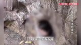 游客冒险钻进狭小洞口，打卡“孙悟空”同款被困石洞，景区呼吁