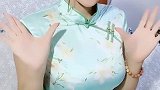 果然穿旗袍的女人就是美，一看就是居家过日子的好女人