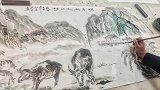 新温汤人用两小时描绘出牧童遥指水口村