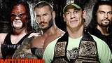 决胜战场2014：WWE冠军四方混战赛 塞纳VS罗门VS奥顿VS凯恩