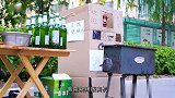 喝啤酒免费吃烧烤，结果美女被烧烤贩卖机给套路了