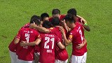 梅县多线反击倒三角回传 野牛漏过一点吴贵超推射入网
