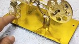 牛人制作的黄金发动机，全程不需要马达，完全可以申请专利了！