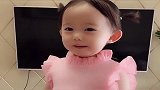 恬宝听着语音对口型，没想到小丫头的表演天赋这么高
