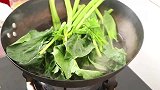 金针菇和菠菜的这种做法，简单又美味，十分钟搞定，下酒又下饭