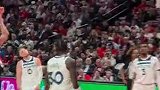 实拍杨瀚森两罚全中 收获个人NBA生涯首分