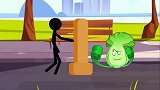 植物大战僵尸动画：超级战士拳击白菜VS巨人僵尸