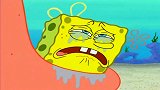 因为珊迪，海绵宝宝和派大星互喷眼泪