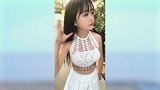 00后小姐姐这件衣服挺仙女，小显身材又甜美