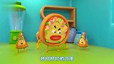 宝宝巴士：美食总动员，披萨总是来捣乱，汉堡拿起水果砸！