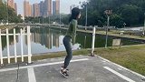 晨练看到的小姐姐，这身材连我这个女人都没忍住多看了几眼