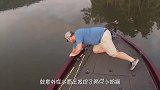 死鲶鱼嘴里含着什么奇怪东西，众人看清后，连忙拖上了船