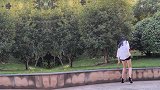 学跳几遍满头大汗 这双高跟鞋有点难控制尽力了哈哈
