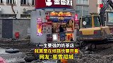 一生要强的奶茶店，就算是在修路也要开着，蜜雪孤城