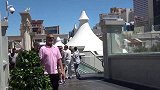 伪装成树人捉弄路人，路人非常的尴尬
